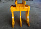 Κίτρινος πολυ κάδος τρία σκαριφιστήρων υλικός Recyling ποδιών κνημών σκοπός της KOMATSU PC200