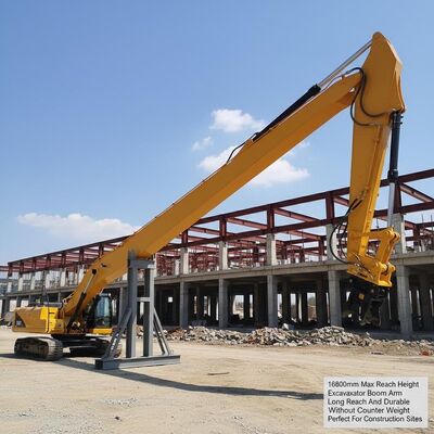 Ύψος μέγιστης εμβέλειας 16800mm, μακρύ και ανθεκτικό βραχίονας εκσκαφέα χωρίς αντίβαρο, ιδανικό για εργοτάξια