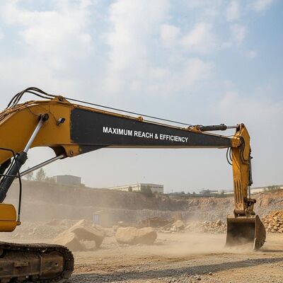 8500 mm μήκος εκσκαφέα εκσκαφέα βραχίονα εκσκαφέα σχεδιασμένο για τη μέγιστη εμβέλεια και βελτιωμένη λειτουργική αποτελεσματικότητα